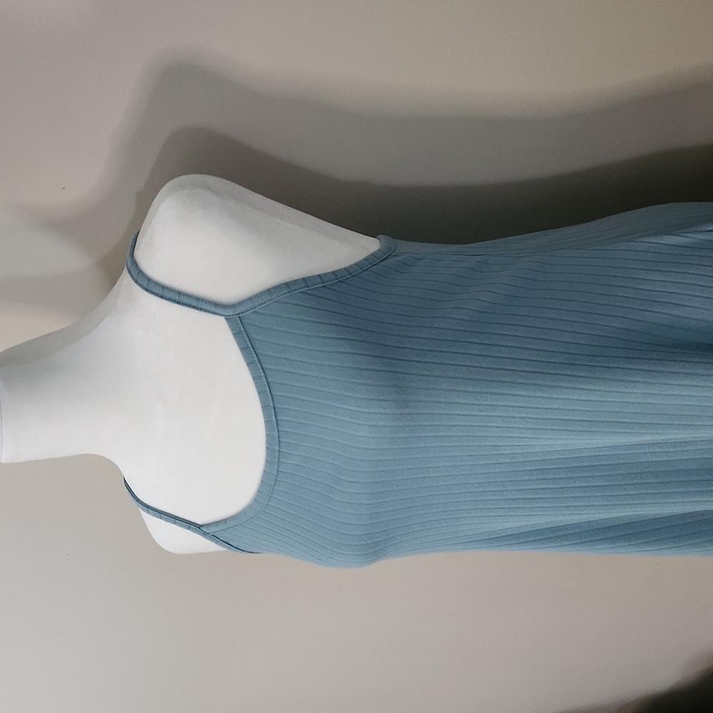 Rib Knit Mini Tank Dress - Picture 2 of 6